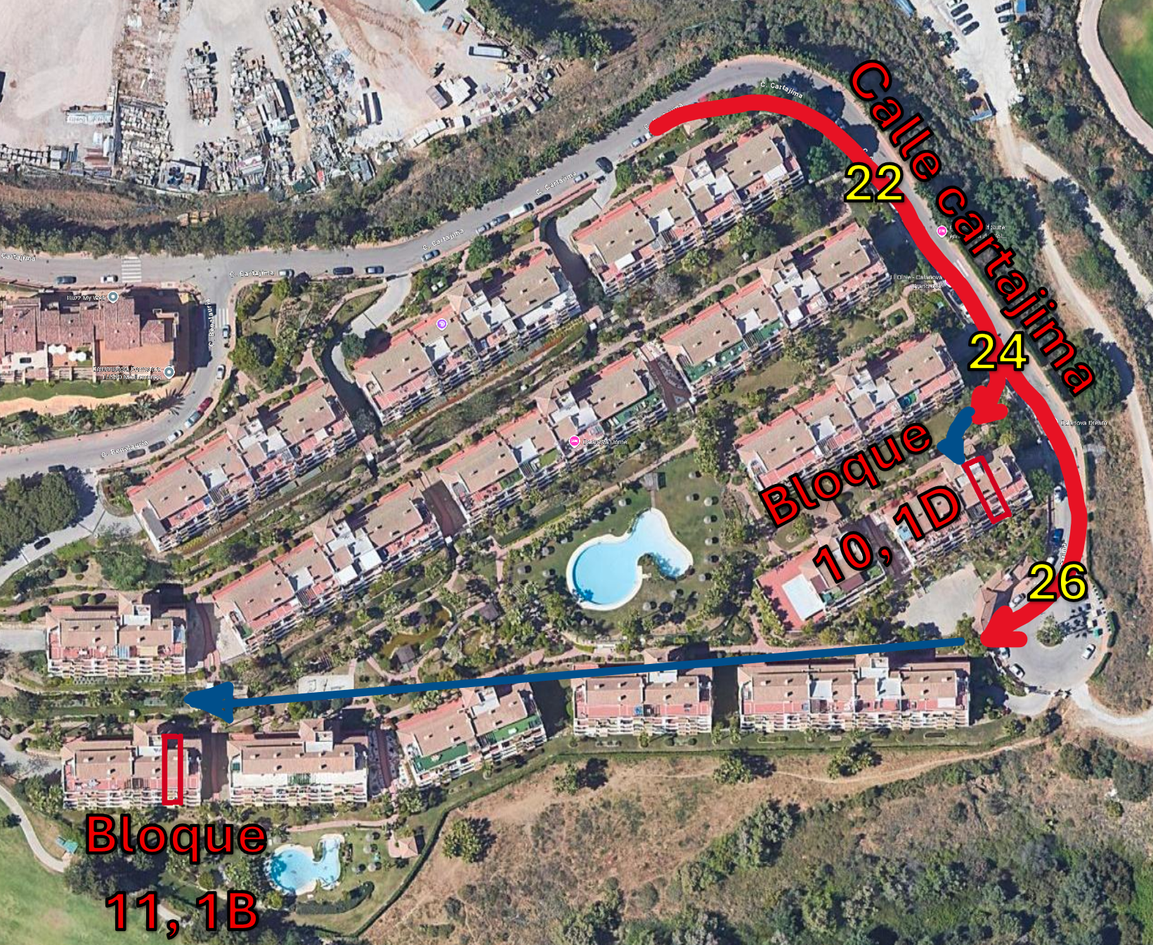 Croquis Urbanización Calanova Grand Golf